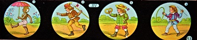 Struwwelpeter magic lantern slide